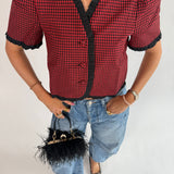 Scarlett Checkered Top