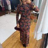 Floral Mesh Maxi