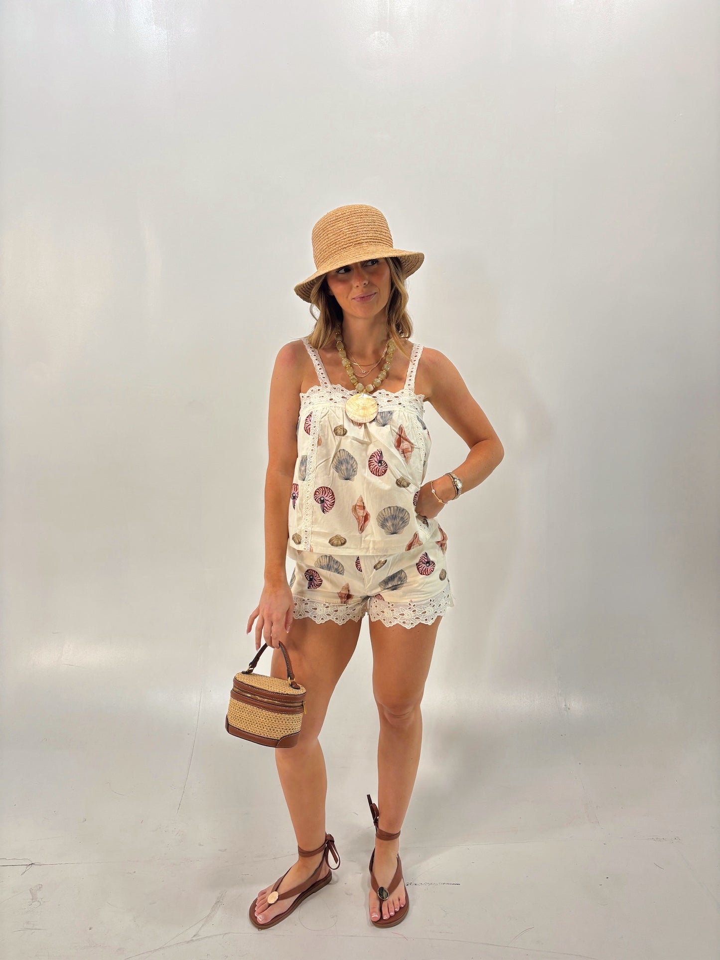 Cream Shell Set