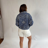 (RESTOCKED) Bandana Knit Zip Up