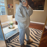 Cozy Fleece Oversized Pullover