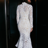 Floral Lace Midi Dress