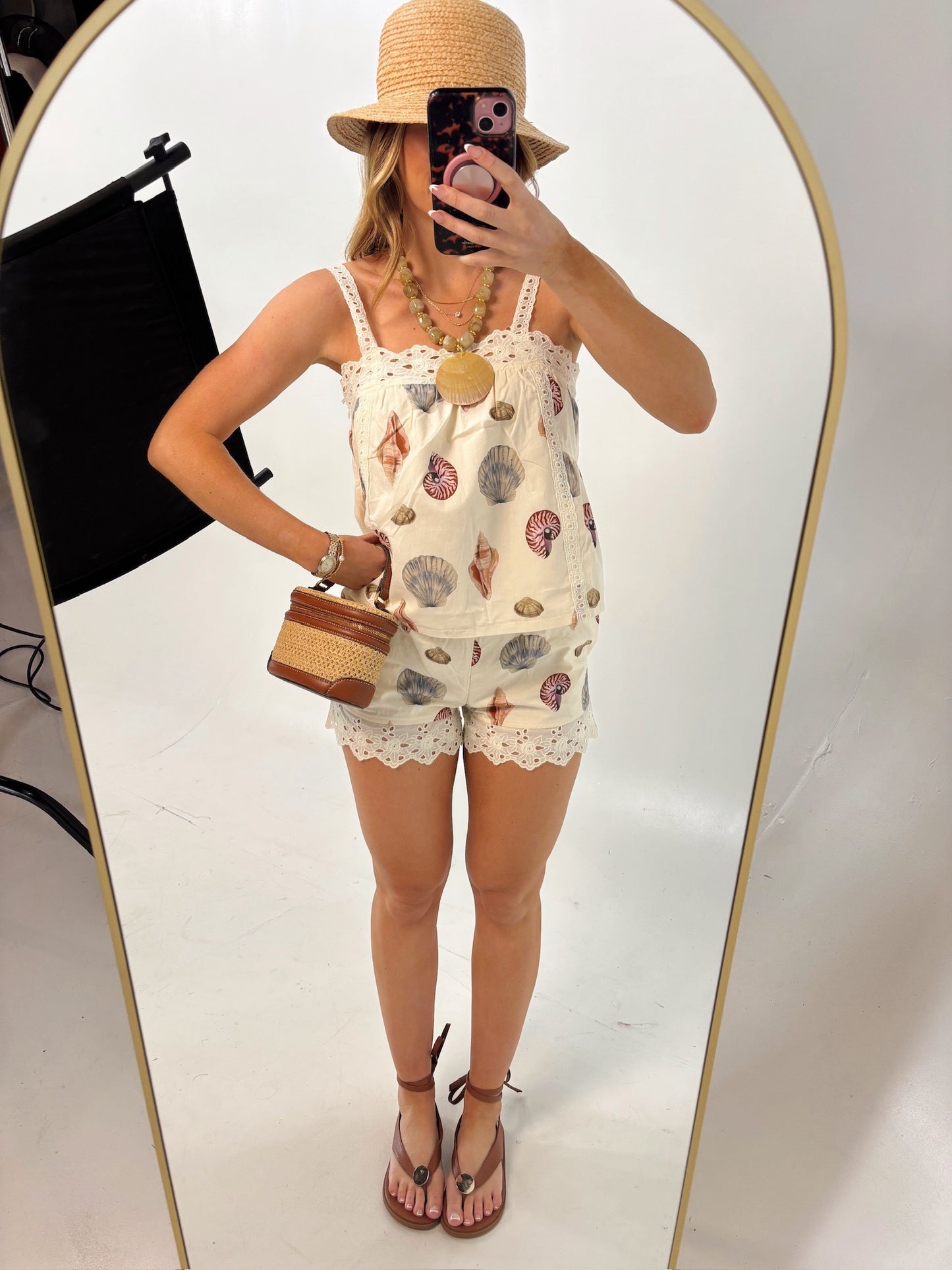 Cream Shell Set