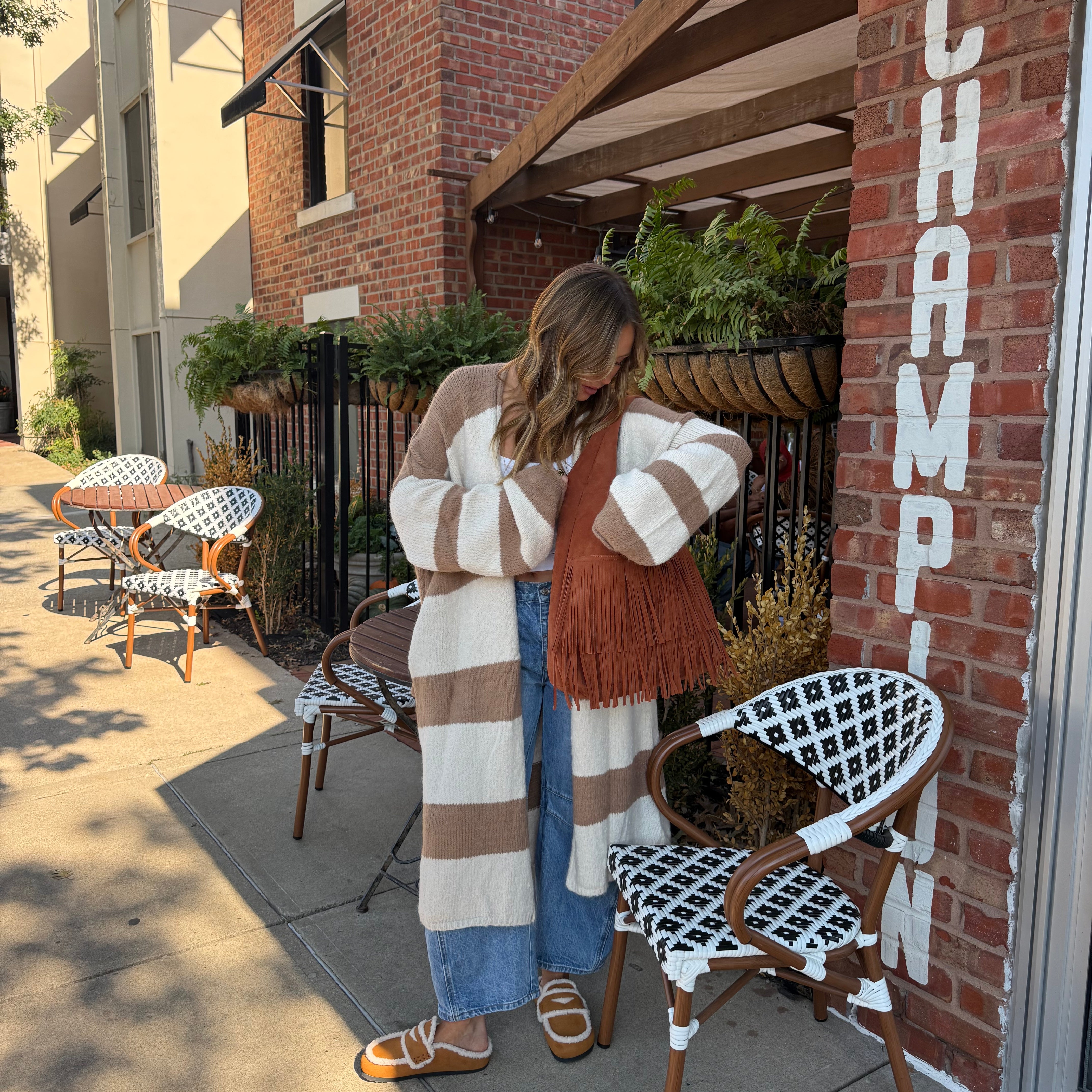 Chunky Knit Cardigan (Mocha)