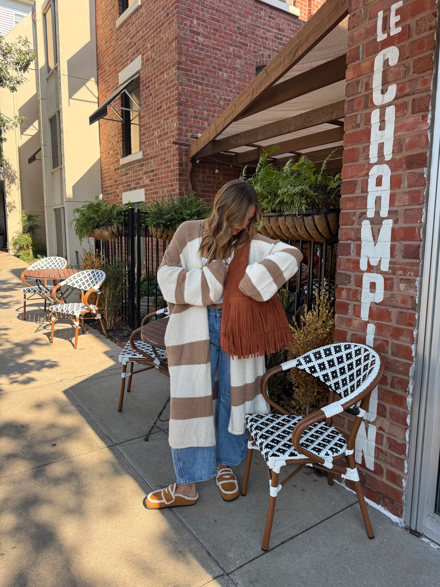 Chunky Knit Cardigan (Mocha)