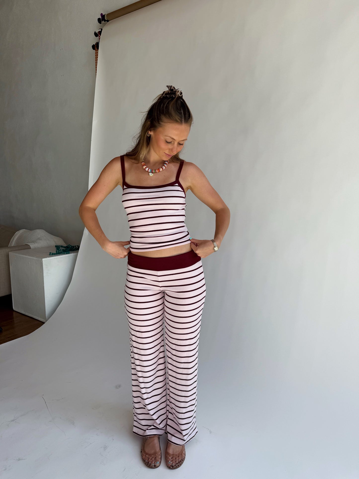 Strawberry Milk Striped Set