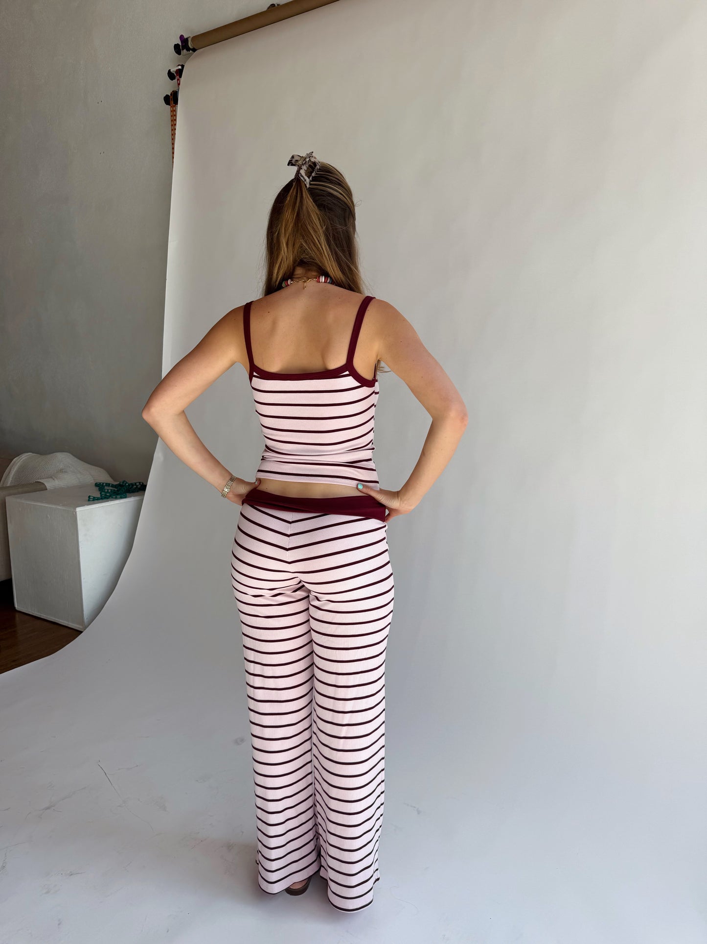 Strawberry Milk Striped Set
