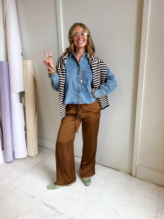Silk Teddy Pants