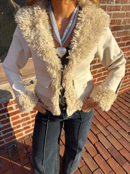 Jasmine Fur Trim Coat