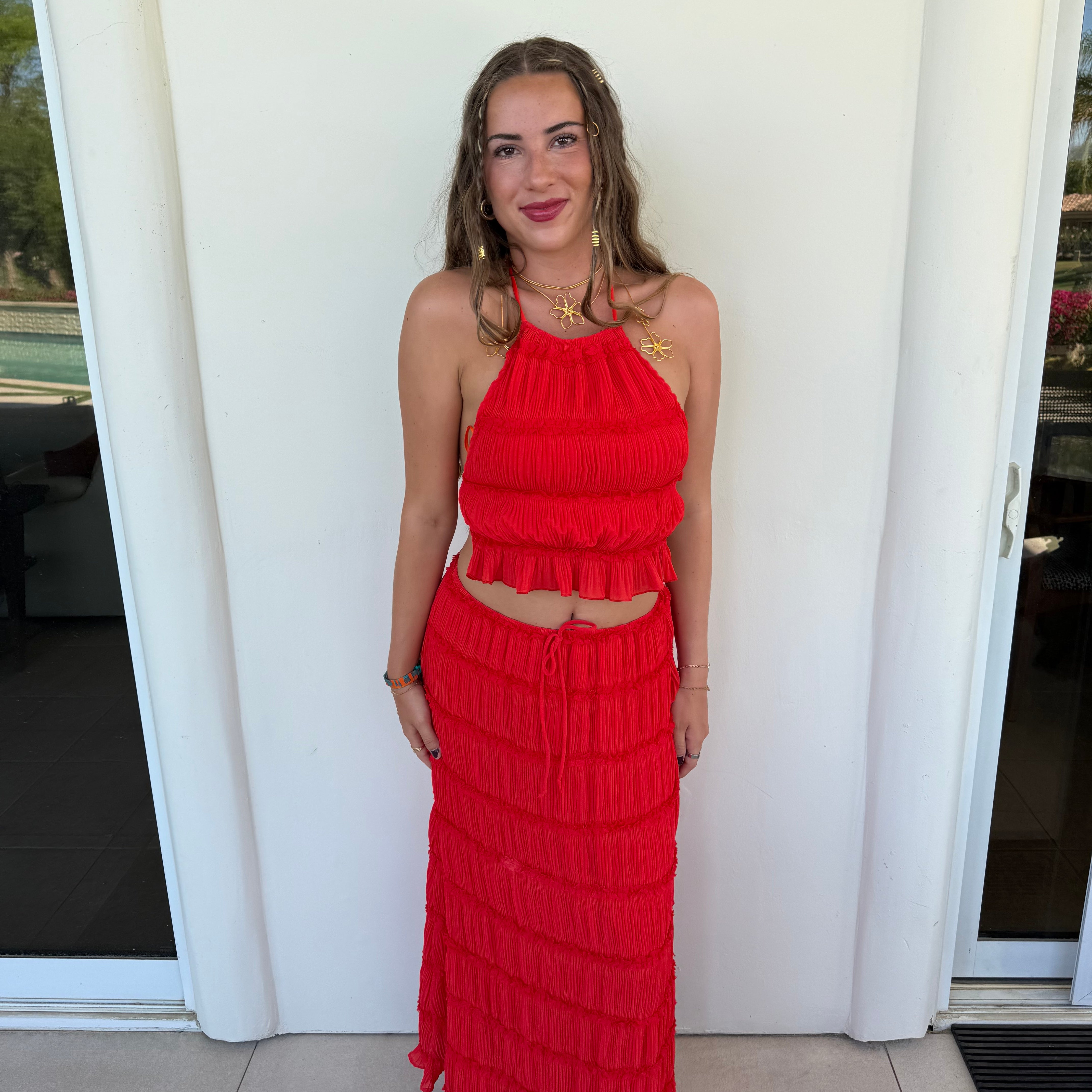 Tomato Red Crinkle Set