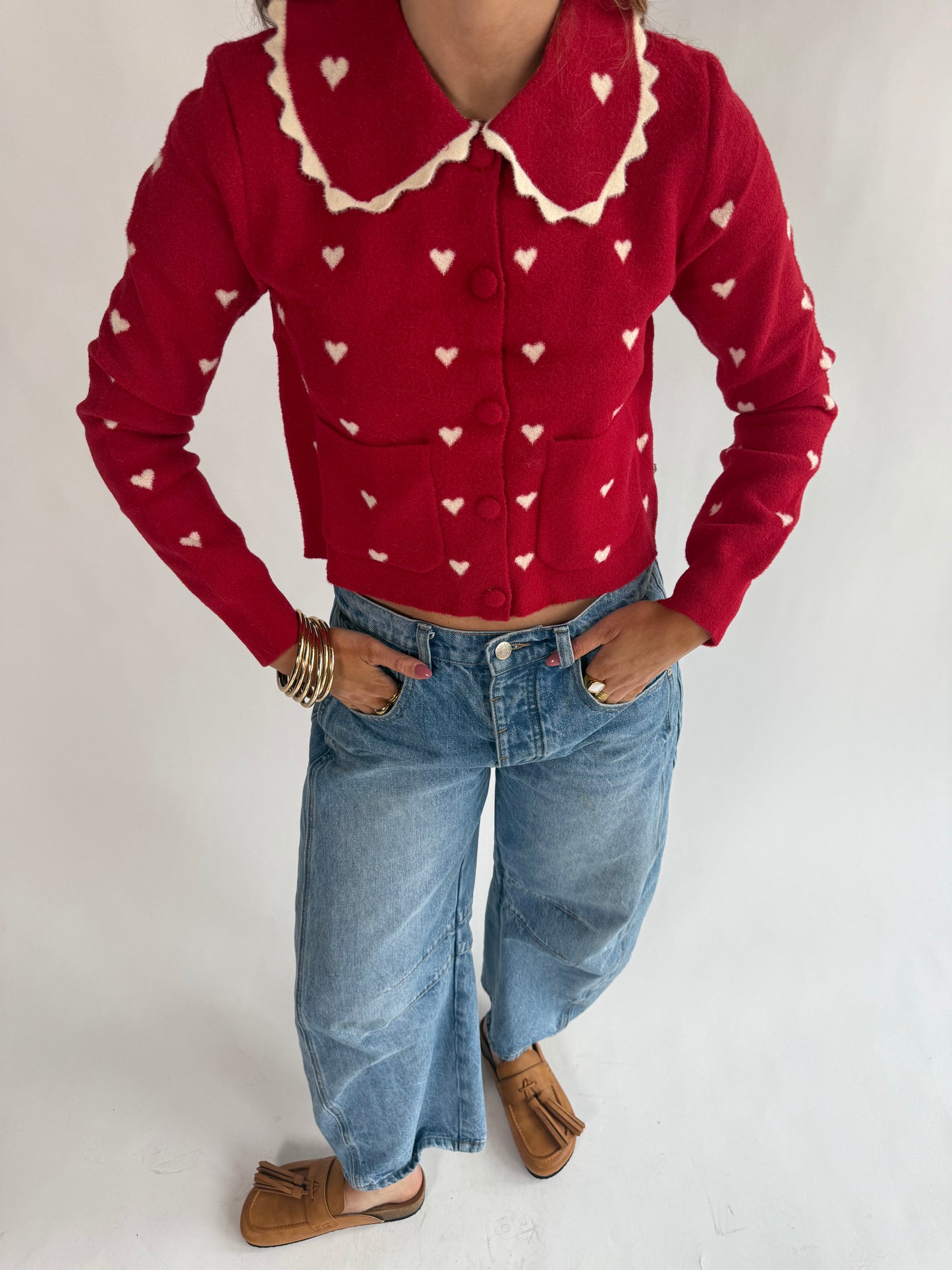 Scallop Heart Sweater