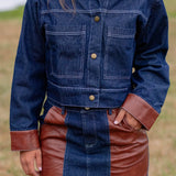 Denim Contrast Jacket