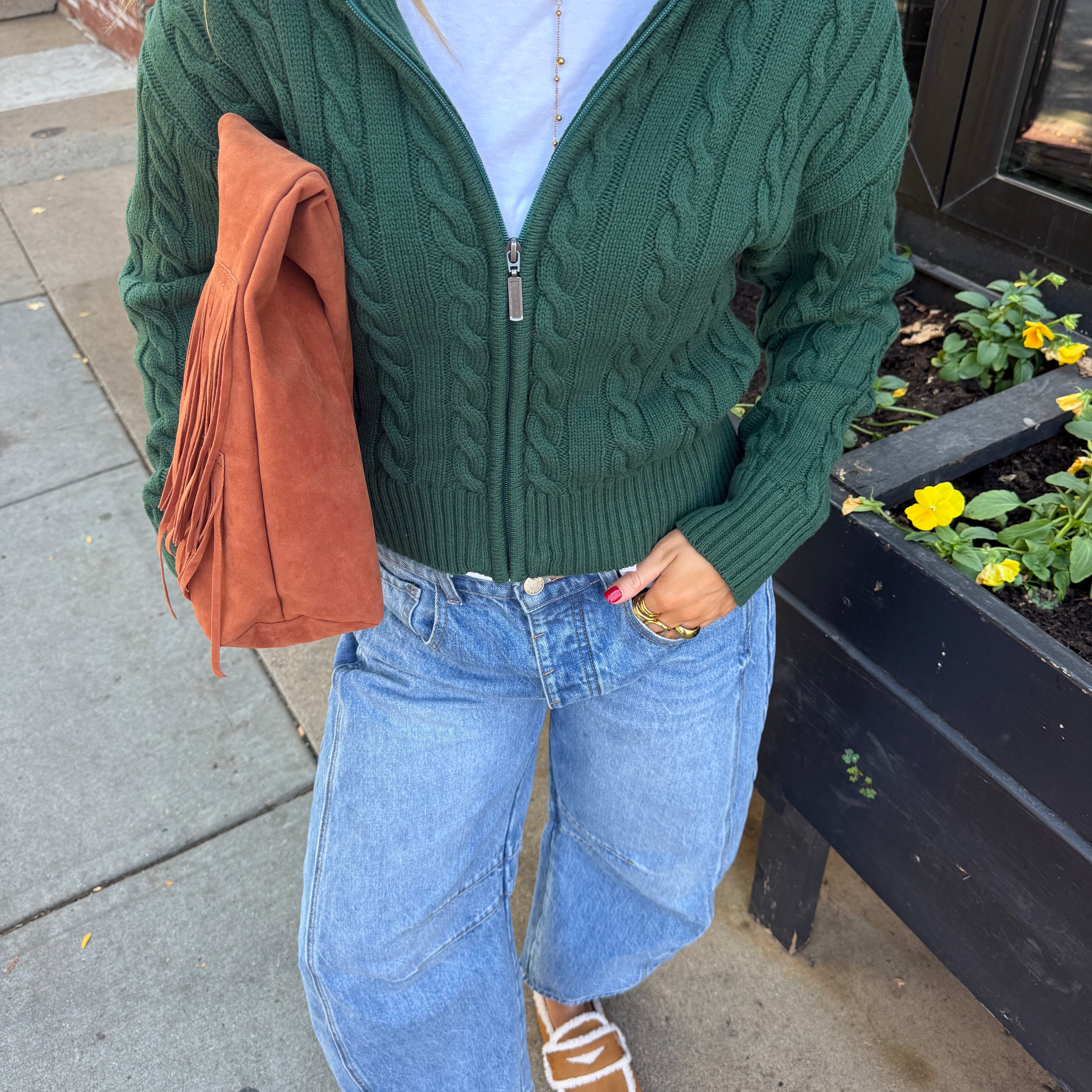 Evergreen Sweater Jacket