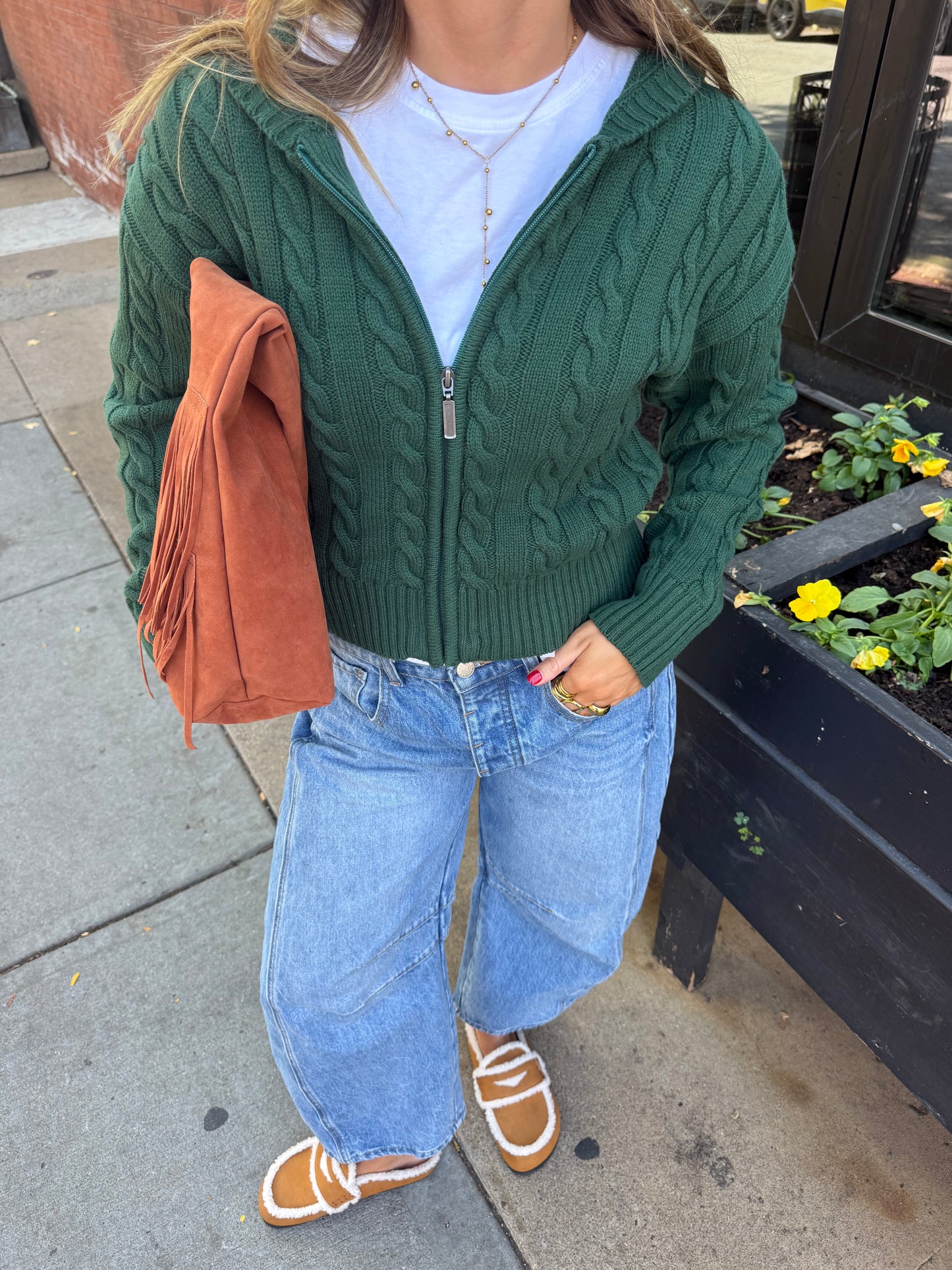 Evergreen Sweater Jacket