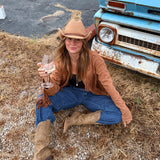 Suede Fringe Jacket