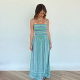 Green and Blue Maxi