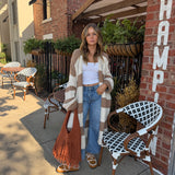 Chunky Knit Cardigan (Mocha)
