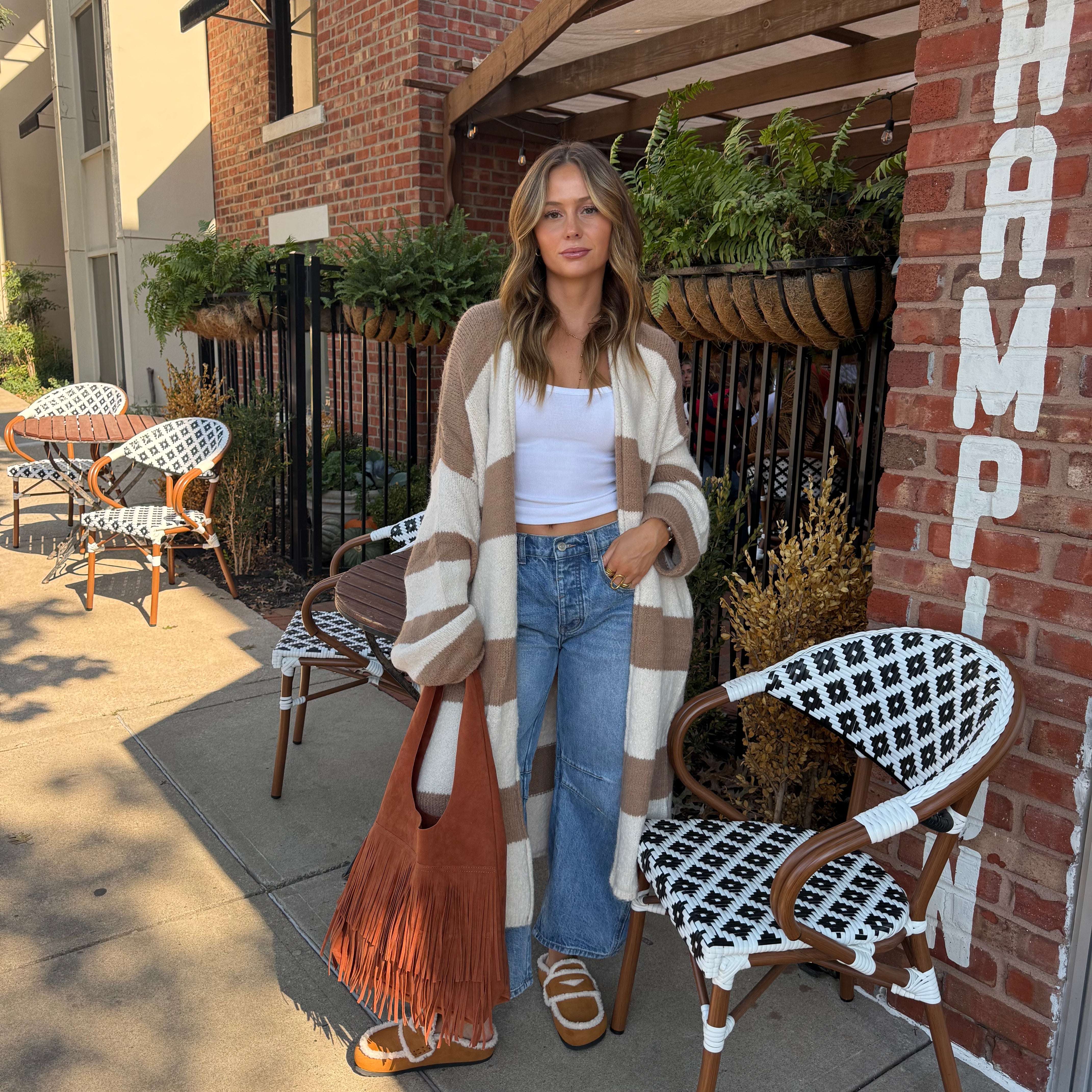 Chunky Knit Cardigan (Mocha)