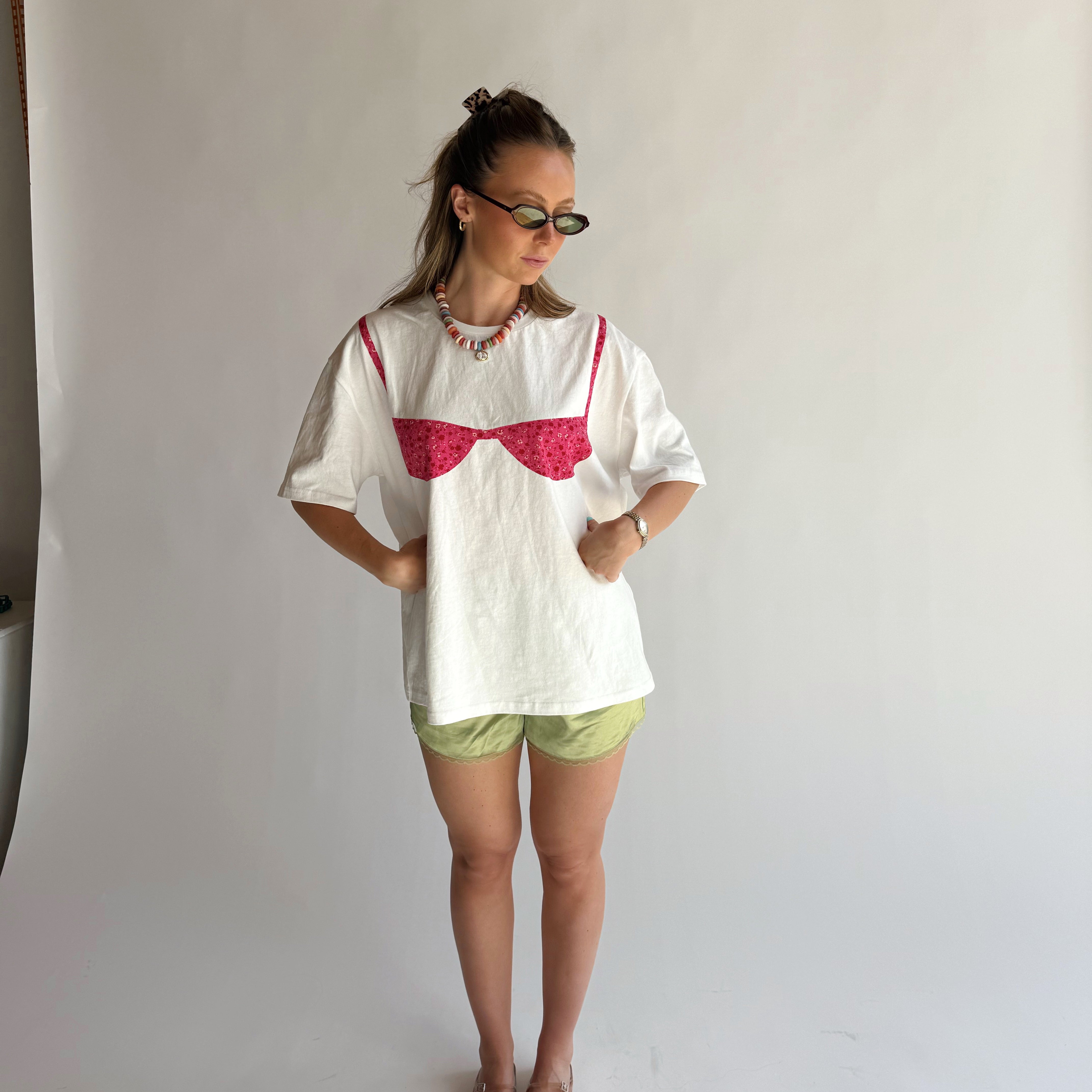 Bikini Tee (Pink Floral)