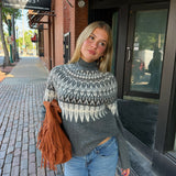 Catherine Mock Neck Sweater