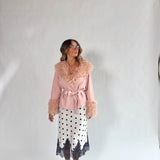 Chic Polka Dot Midi Skirt