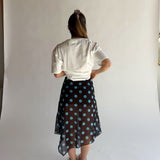 Polka Dot Sheer Skirt