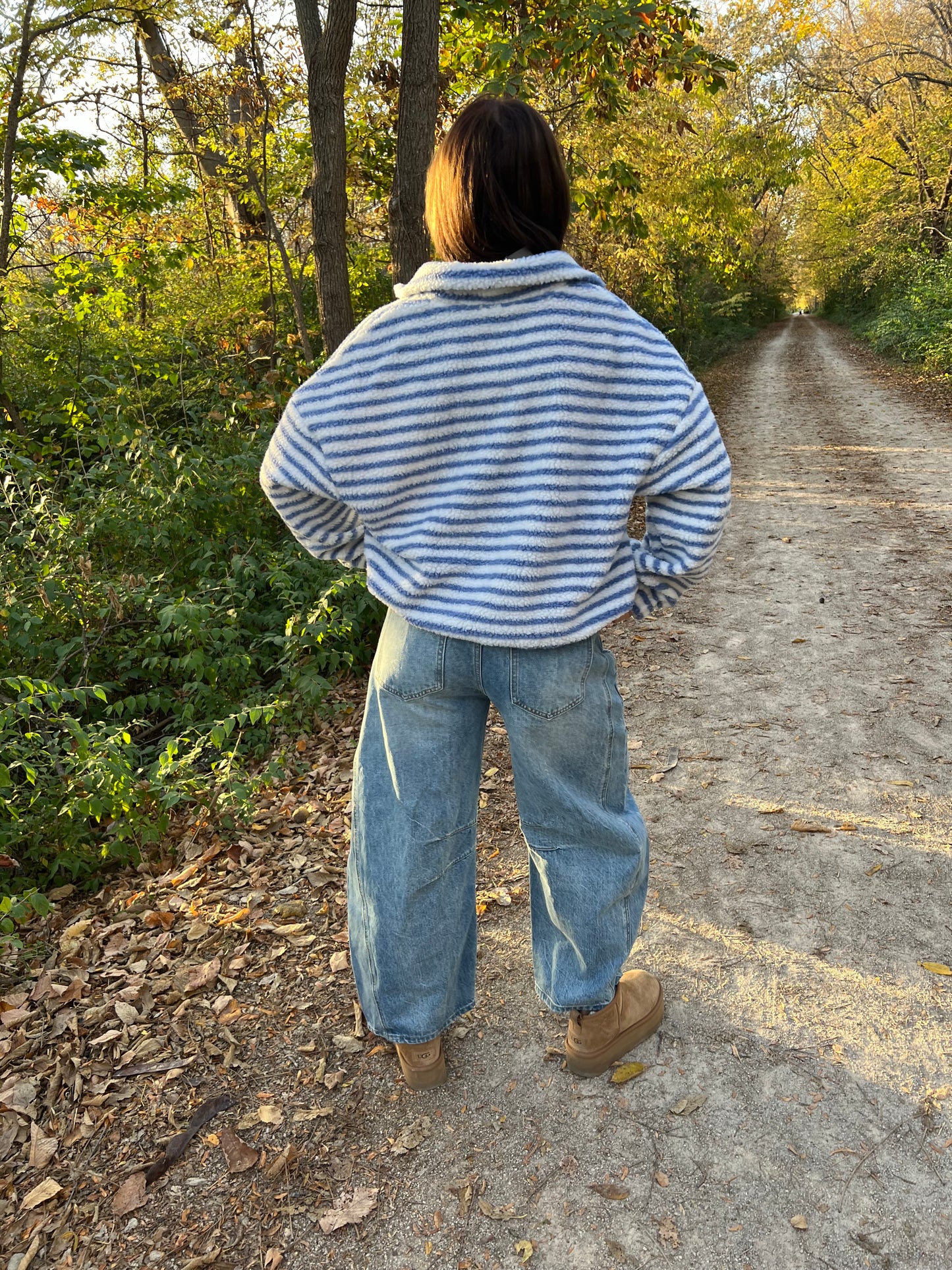 Charlotte Striped Sherpa