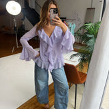 Lavender Blouse