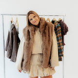 Casual Faux Fur Vest