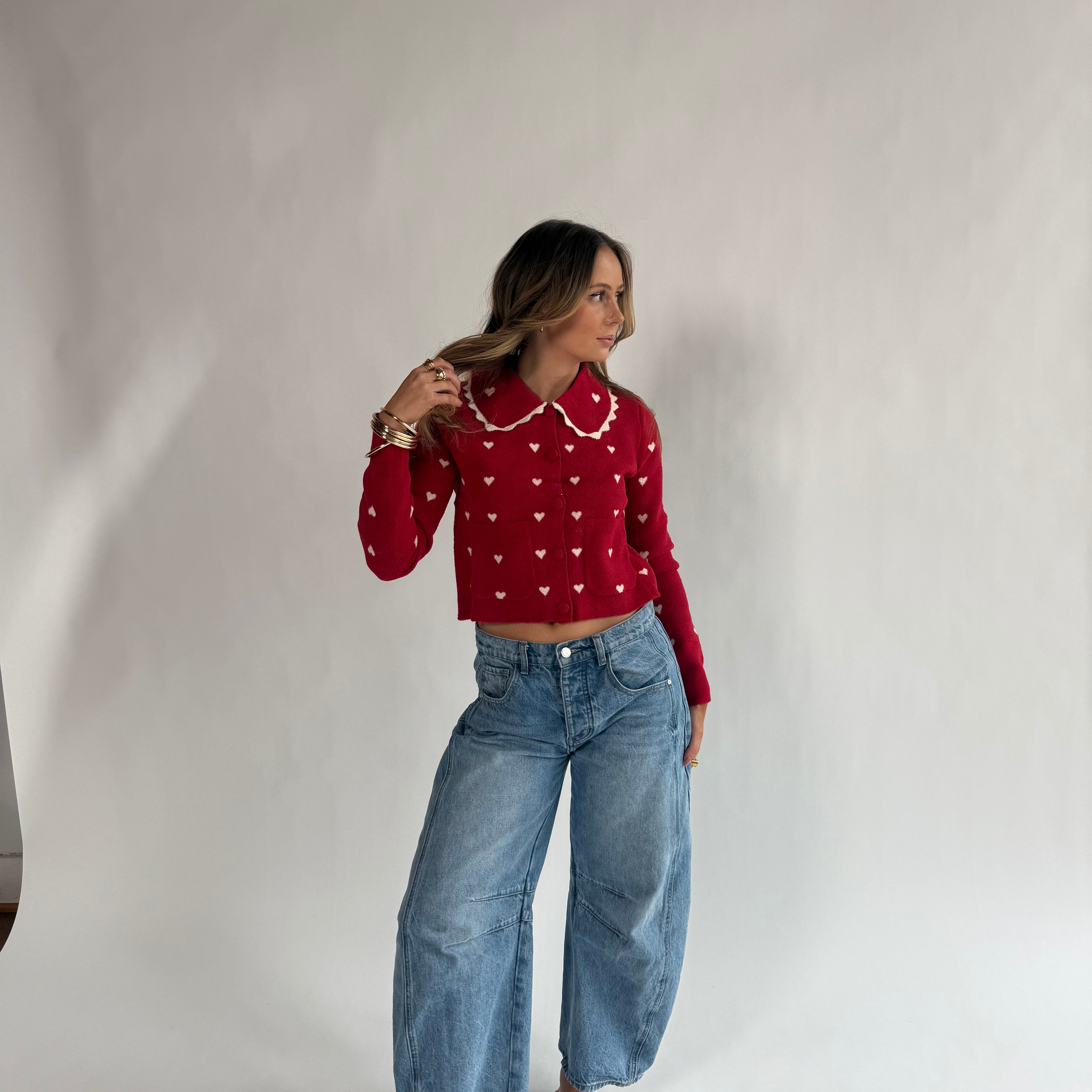 Scallop Heart Sweater