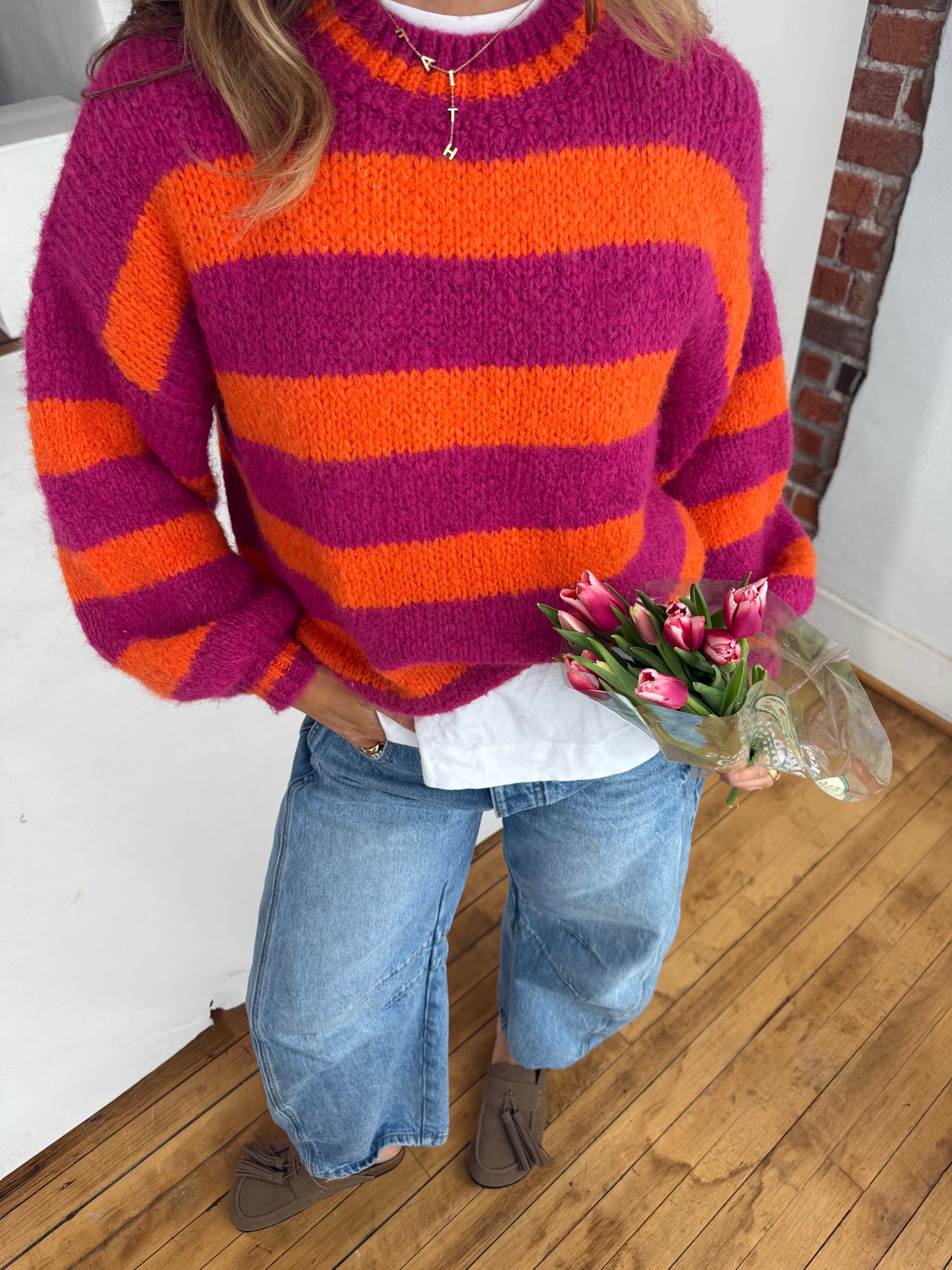 Sorbet Striped Sweater