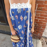 Royal Blue Shell Maxi