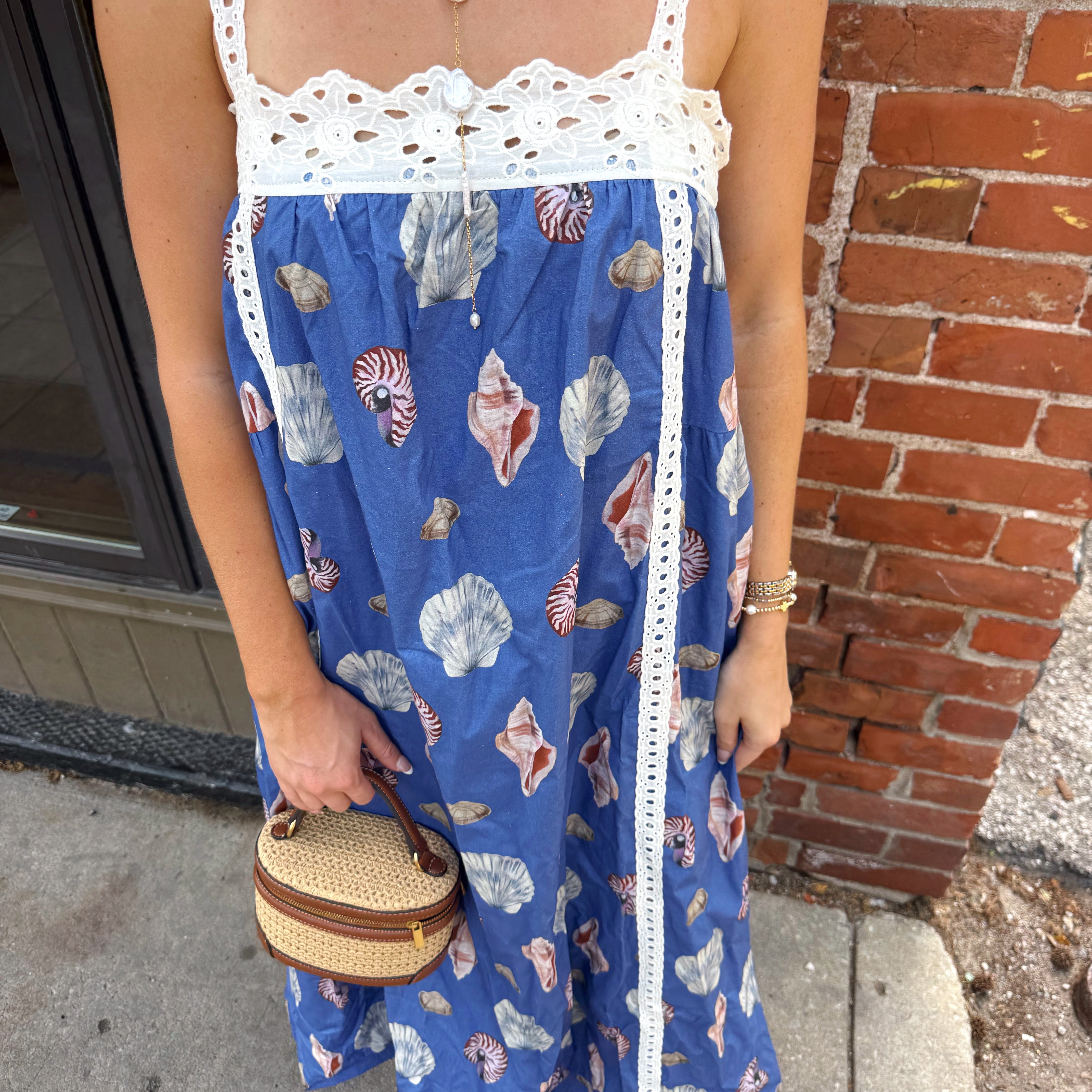 Royal Blue Shell Maxi