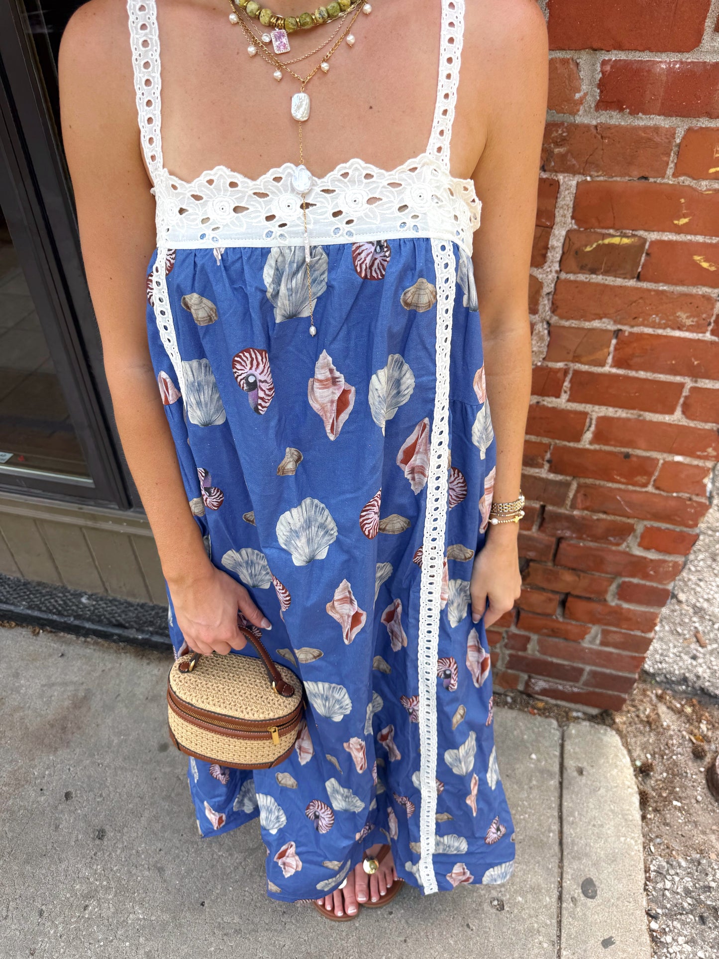 Royal Blue Shell Maxi