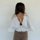 Crochet Ruffle Top