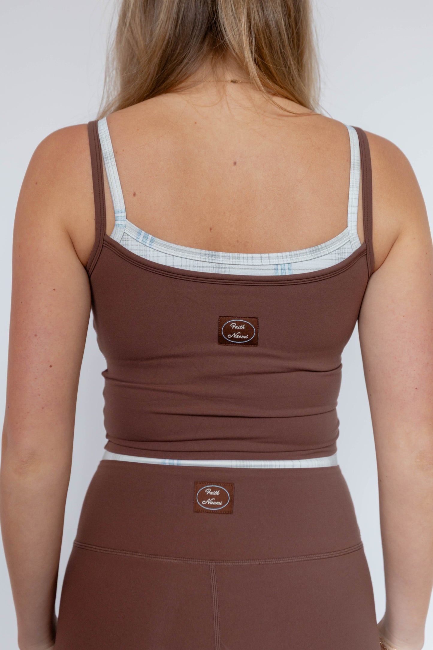 Brown Double Layer Leggings