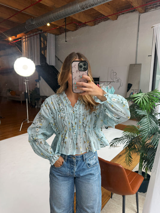 Shea Floral Smocked Blouse