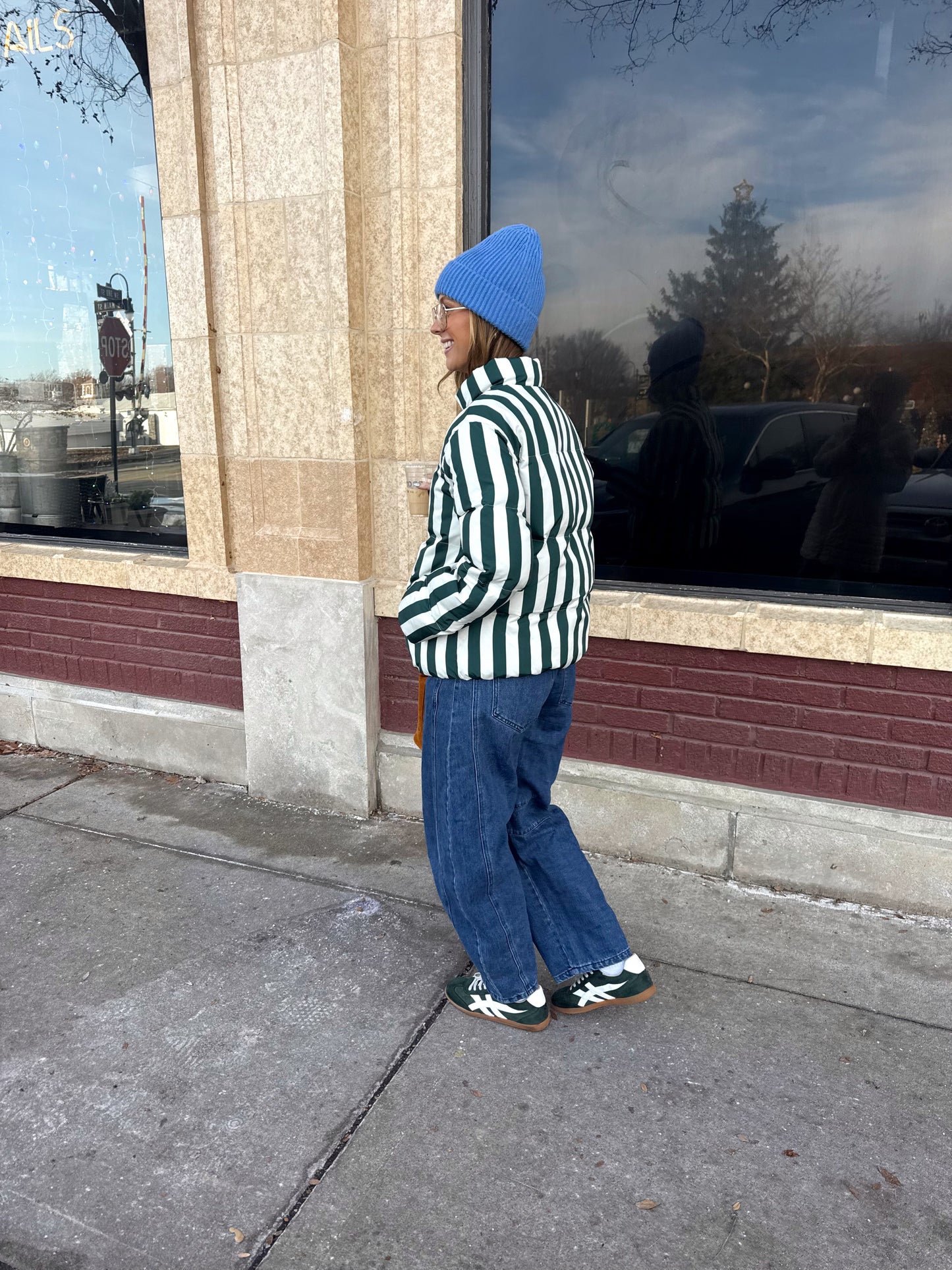 Aspen Stripe Puffer
