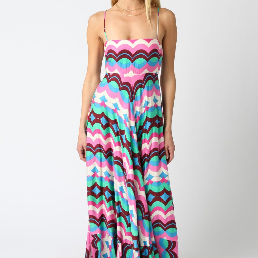 Bridgette Mixed Dress
