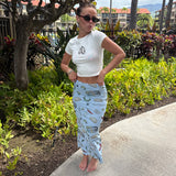 Graphic Midi Skirt