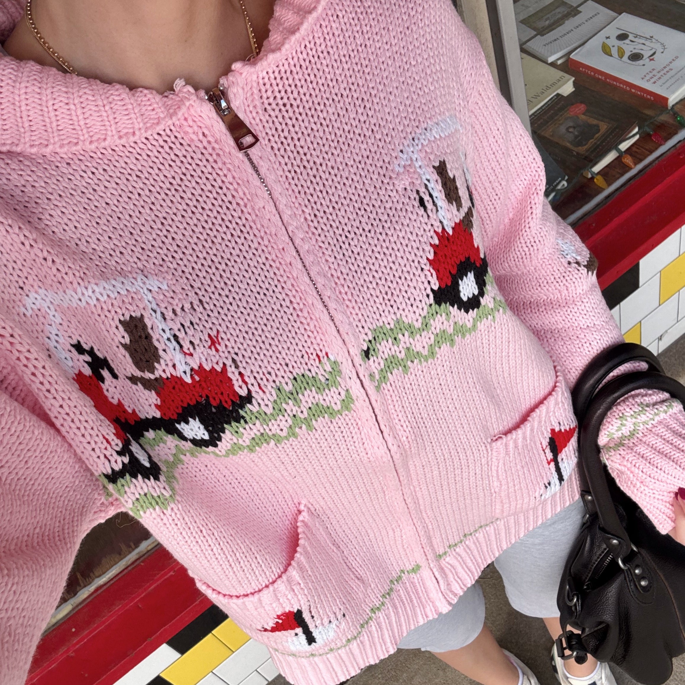 Pink Golf Zip Up