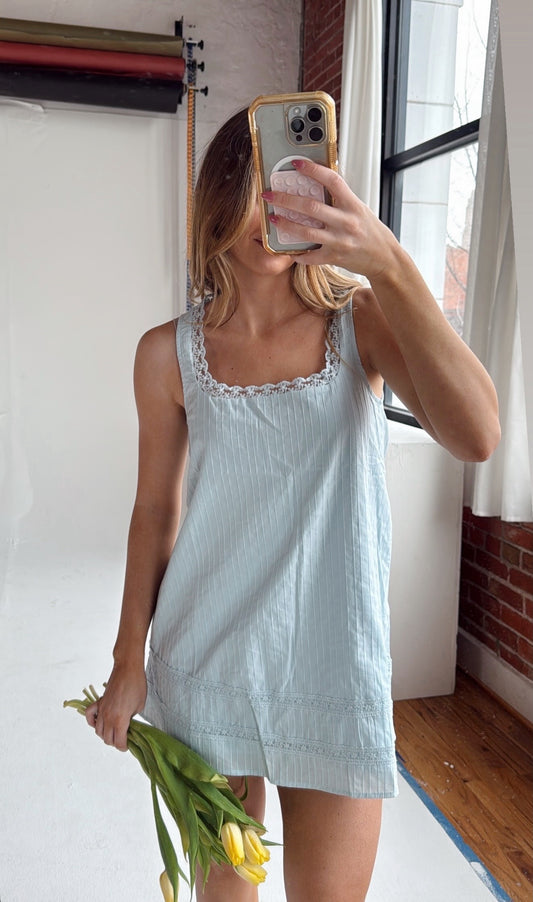 Babydoll Dress (Blue)