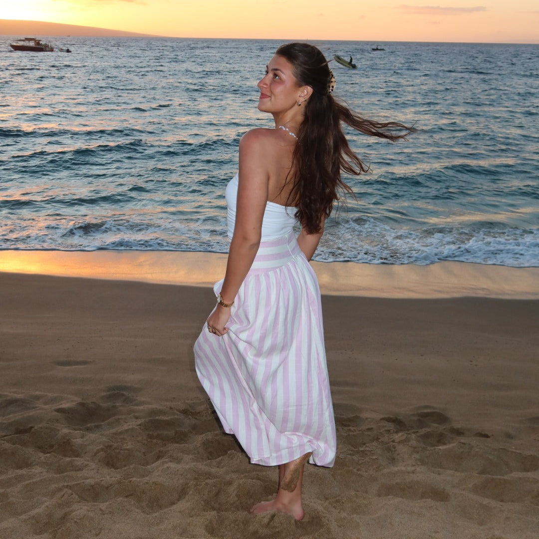 Hibiscus Maxi Skirt