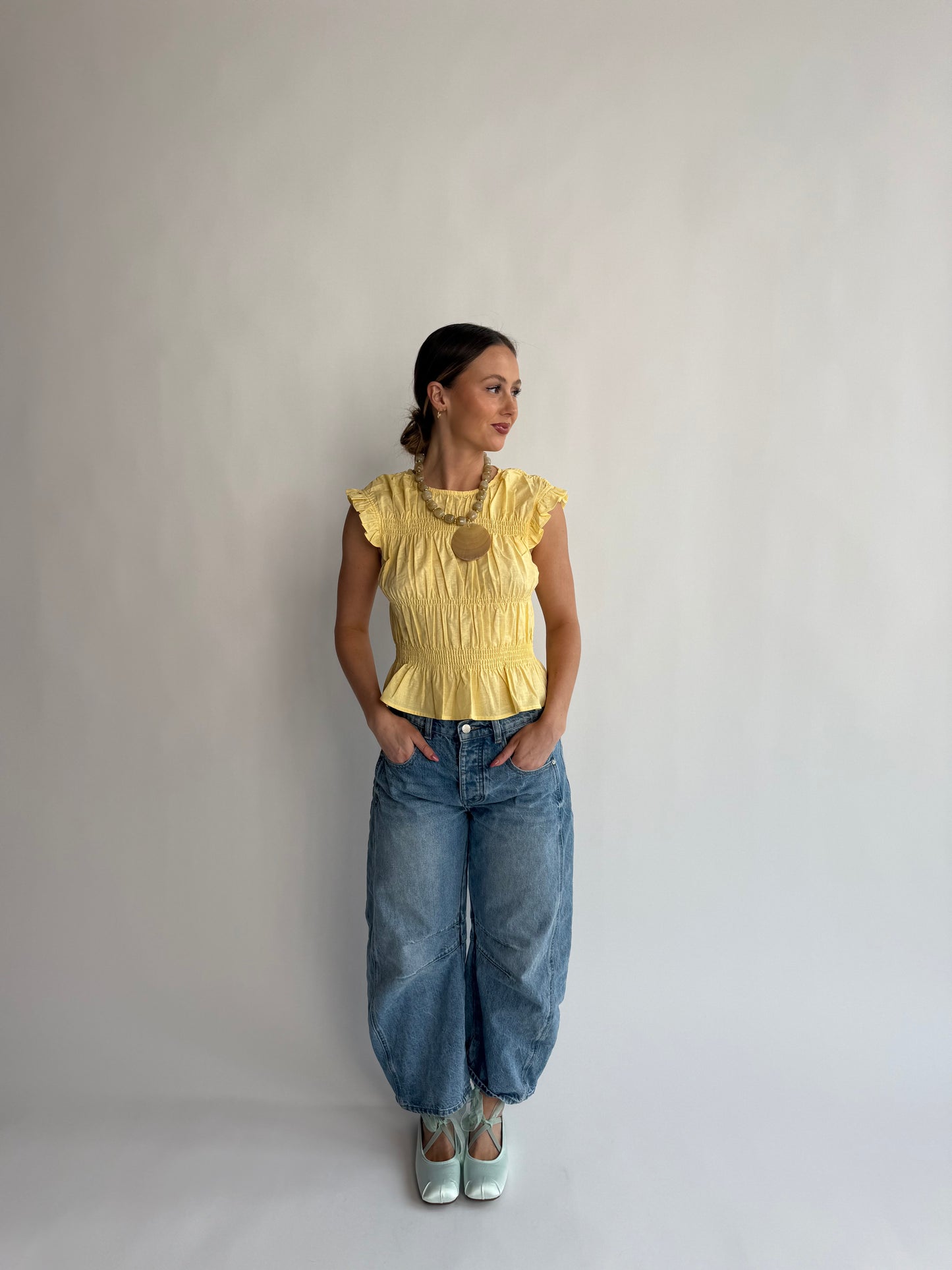 Sunshine Smocked Top