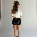 Polka Dot Lace Shorts