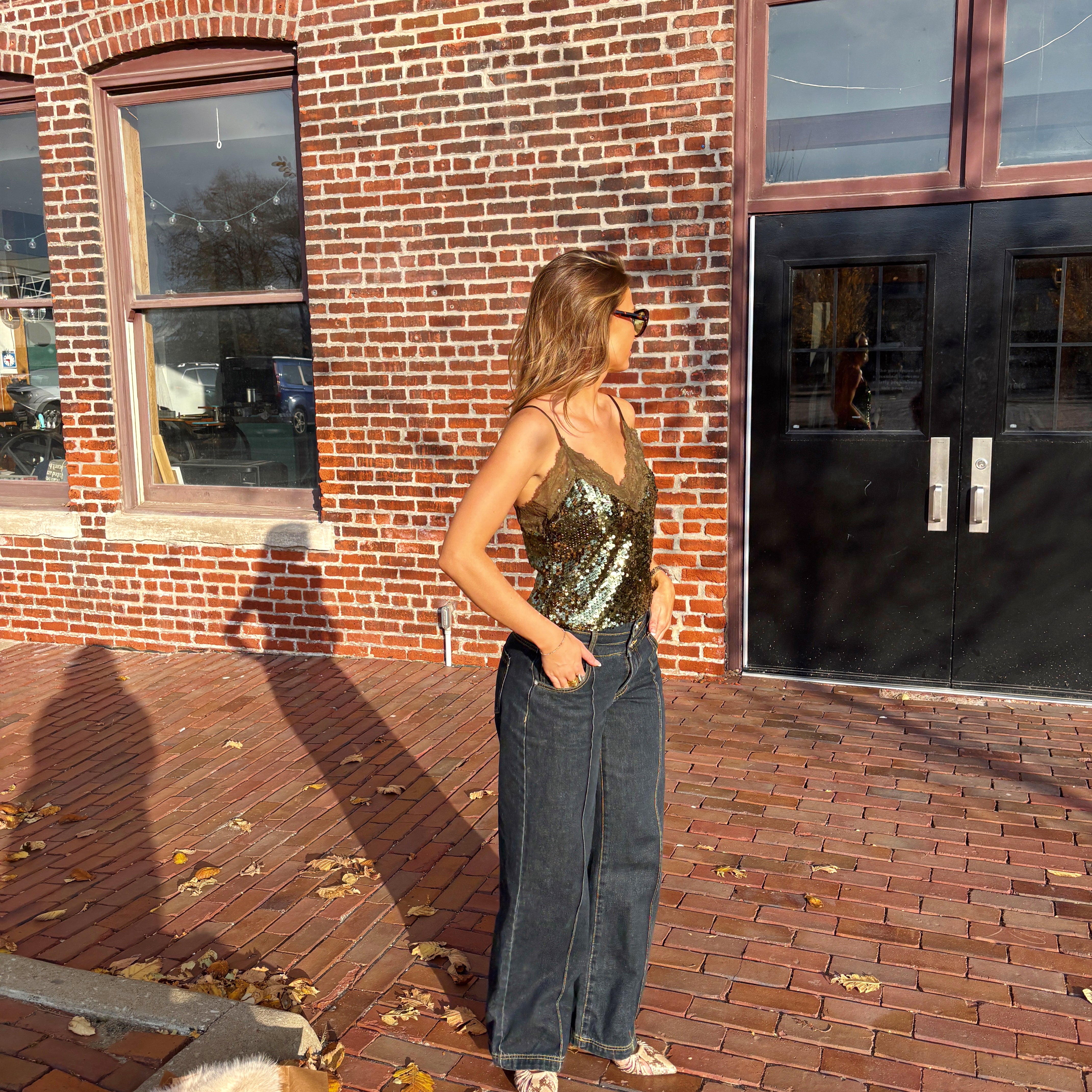 Bridgette Sequin Tank