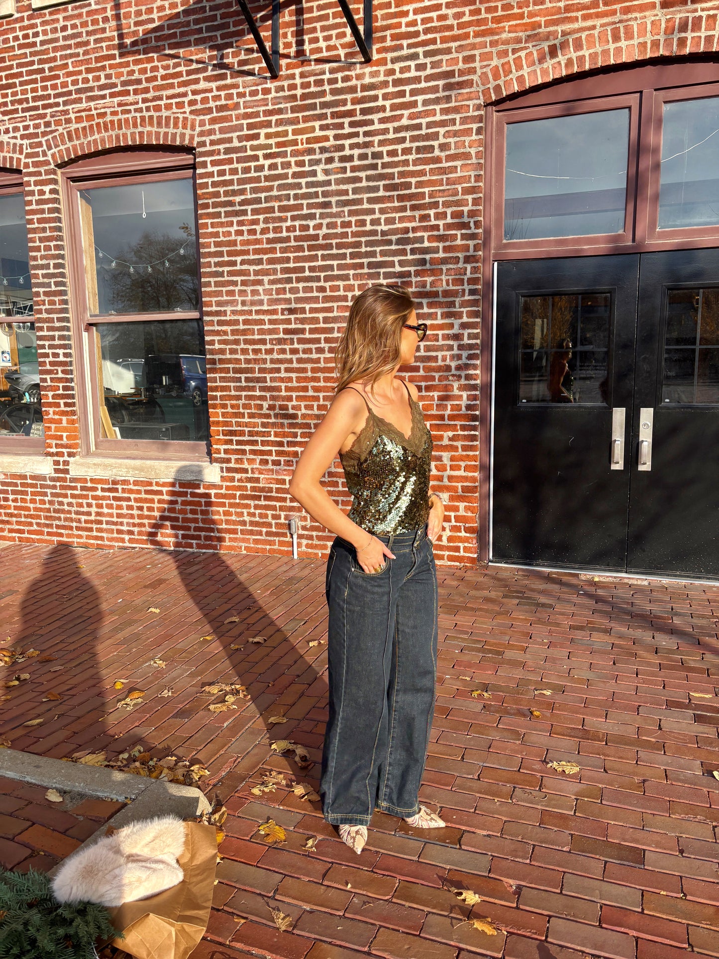 Bridgette Sequin Tank