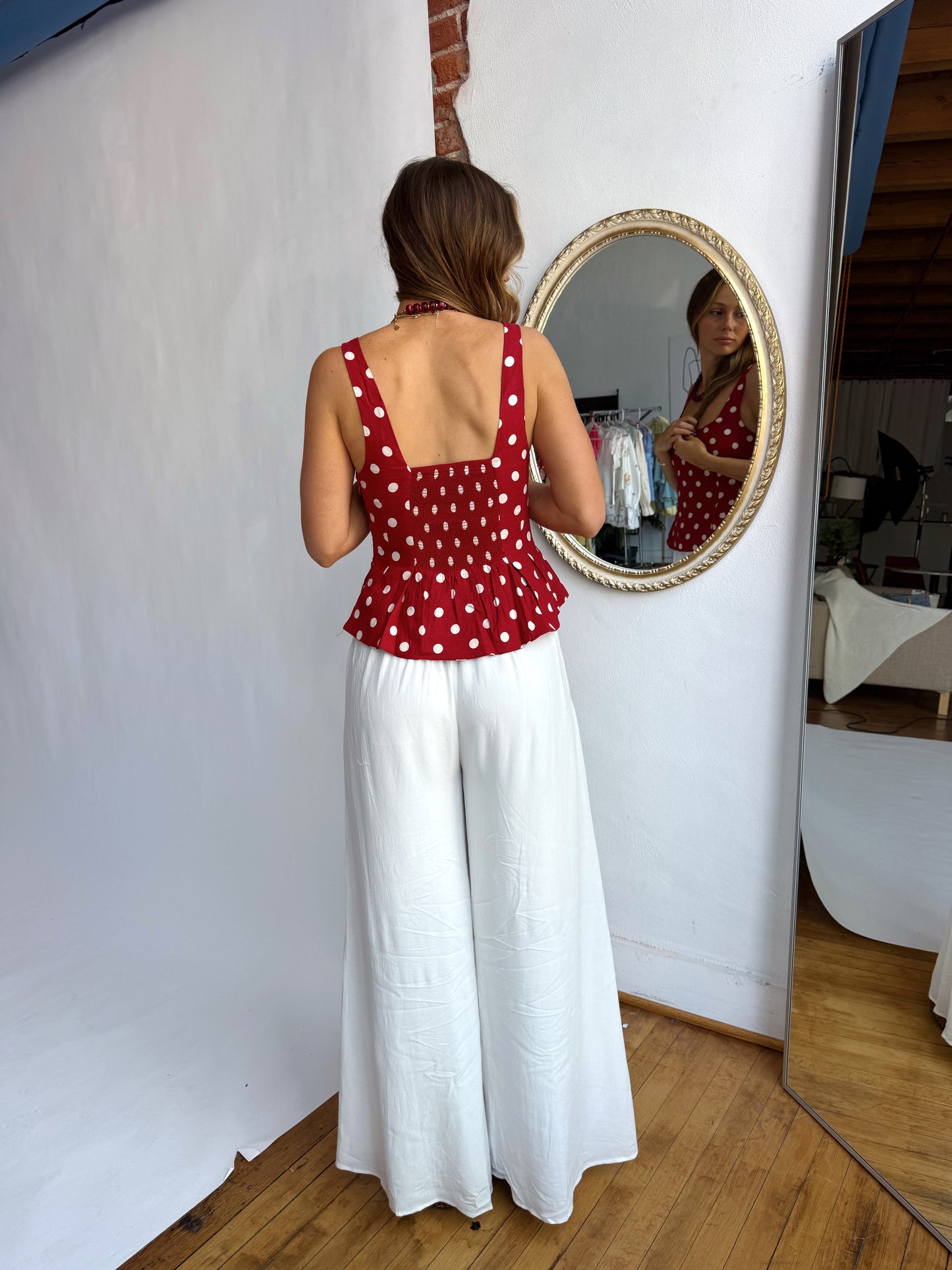 Nataly Polka Dot Top