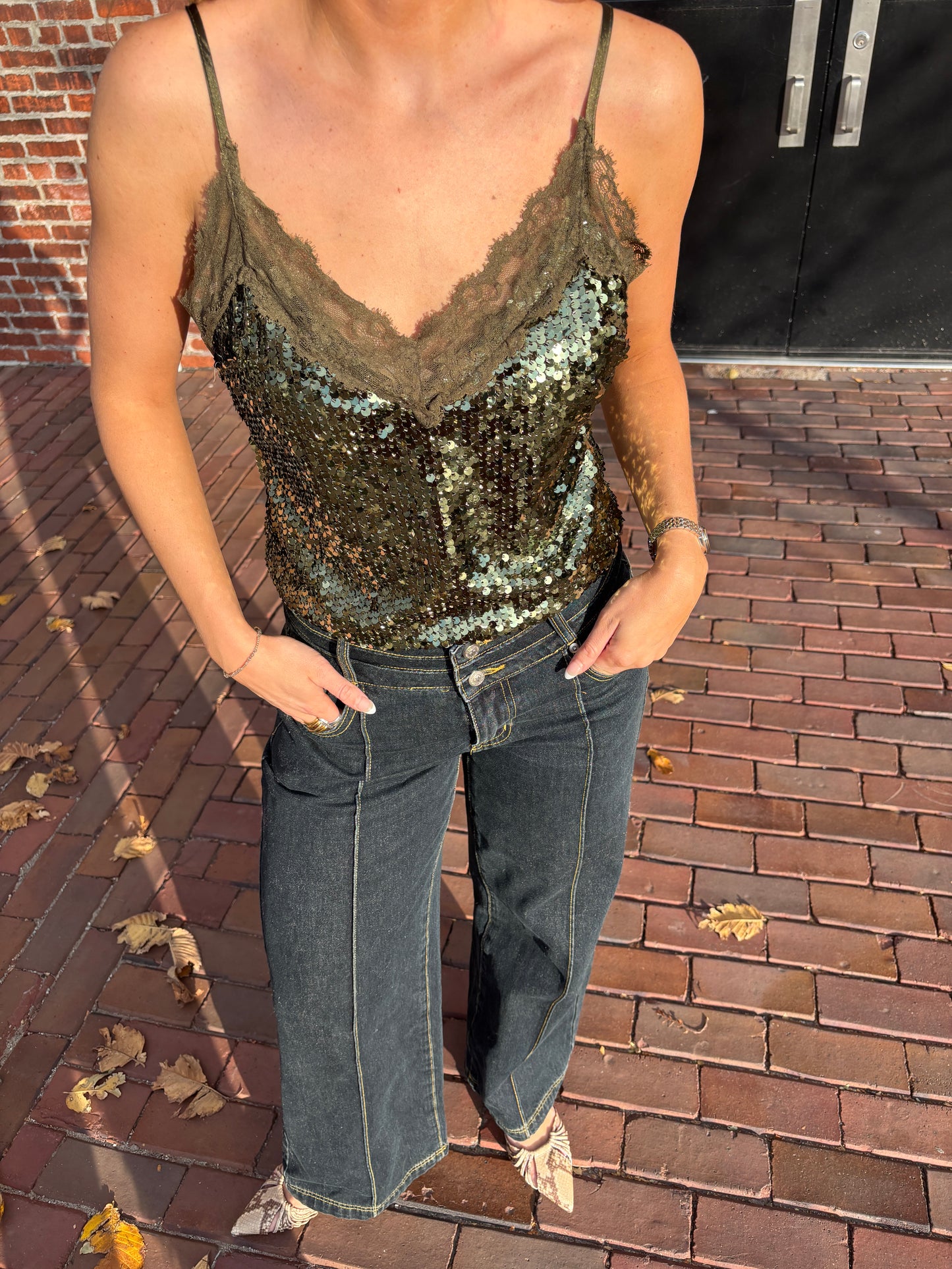 Bridgette Sequin Tank