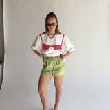 Satin Shorts (Green)